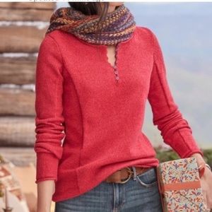DONATED Sundance knit henley style pullover. Excellent condition. 5⭐️Seller PA